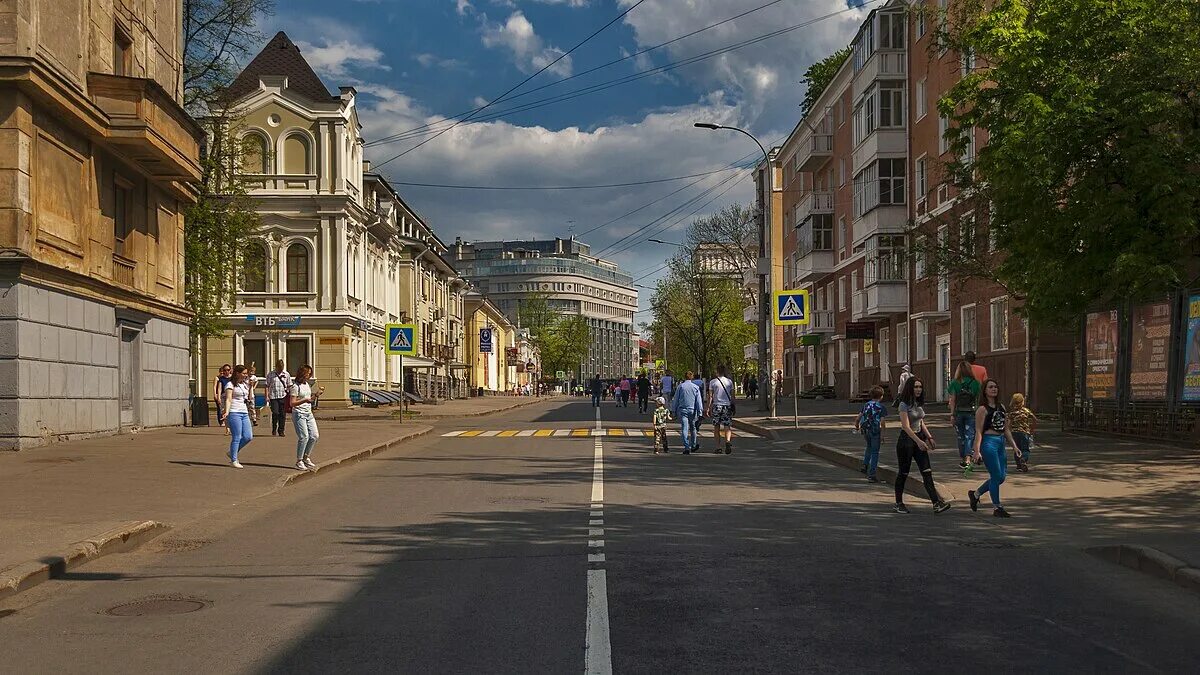 Нижний новгород фото улиц города Файл:Minin Street in Nizhny Novgorod.jpg - Википедия