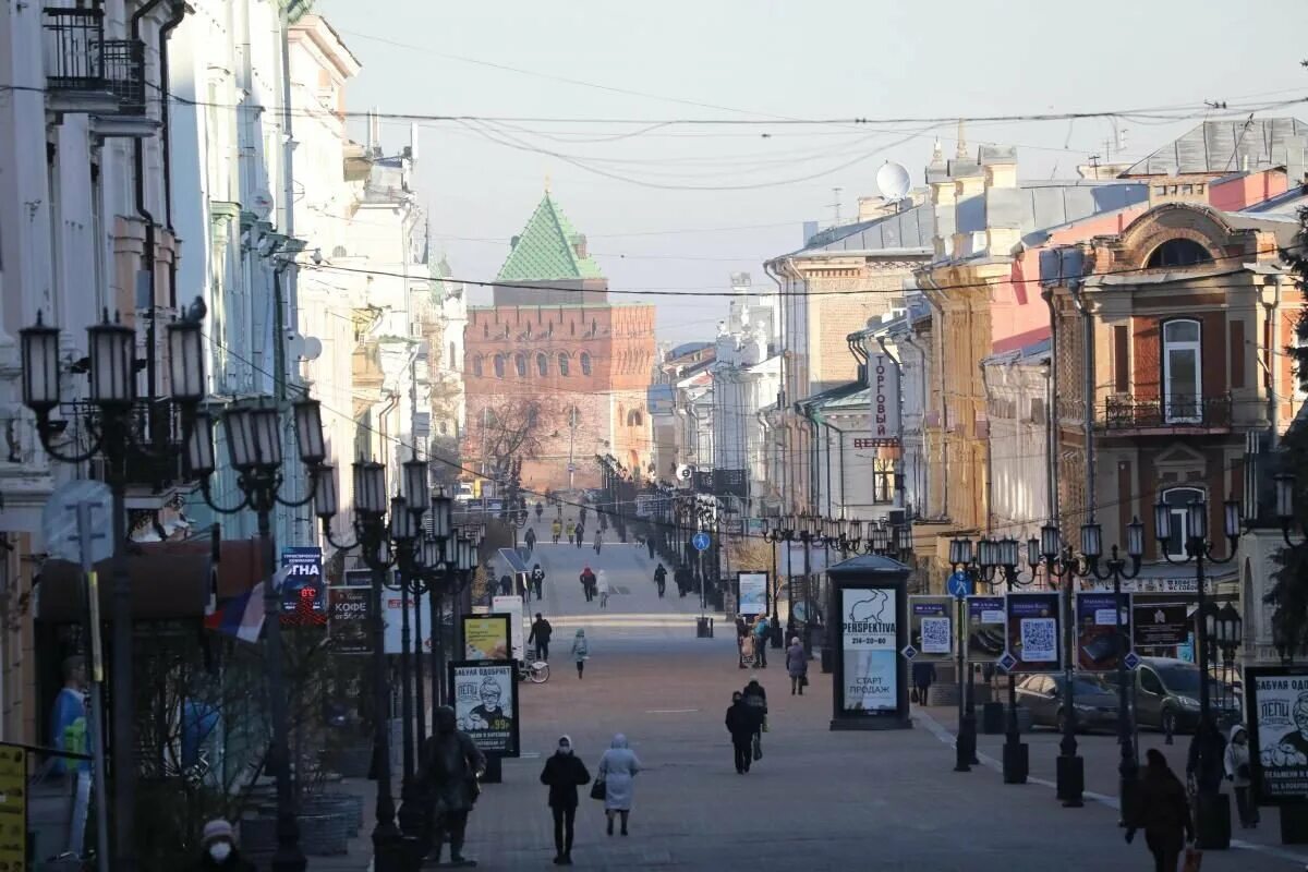 Нижний новгород фото улиц города Прохладная и ясная погода ждет нижегородцев в пасхальные выходные Нижегородская 