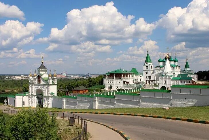 Нижний новгород монастырь фото Печерский Вознесенский монастырь