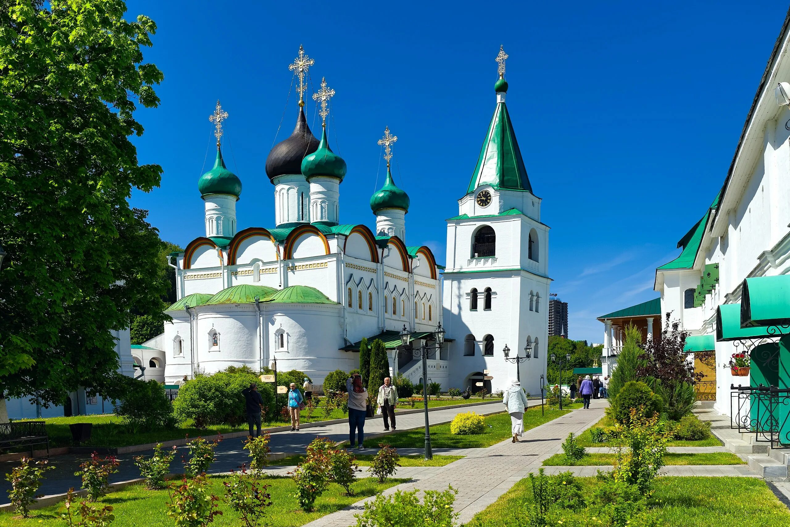 Нижний новгород монастырь фото Файл:Nizhny Novgorod. Pechersky Ascension Monastery. Ascension Cathedral with a 