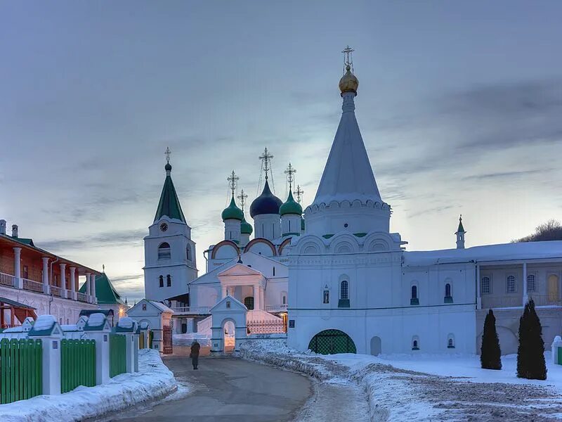 Нижний новгород монастырь фото Экскурсия "Нижегородский Печерский монастырь и поездка по канатной дороге", Нижн