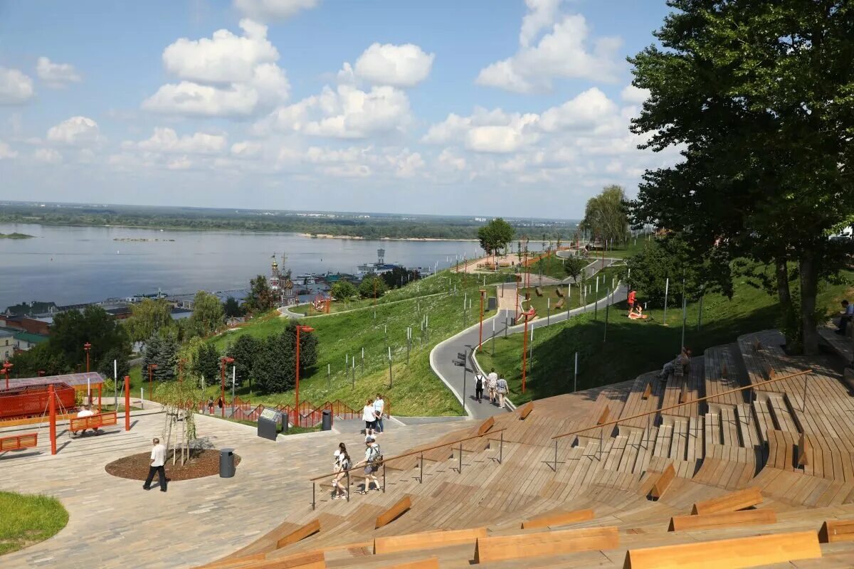 Нижний новгород набережная фото Нижегородцы смогут сделать селфи с Максимом Горьким на празднике "Весёлый Нижний