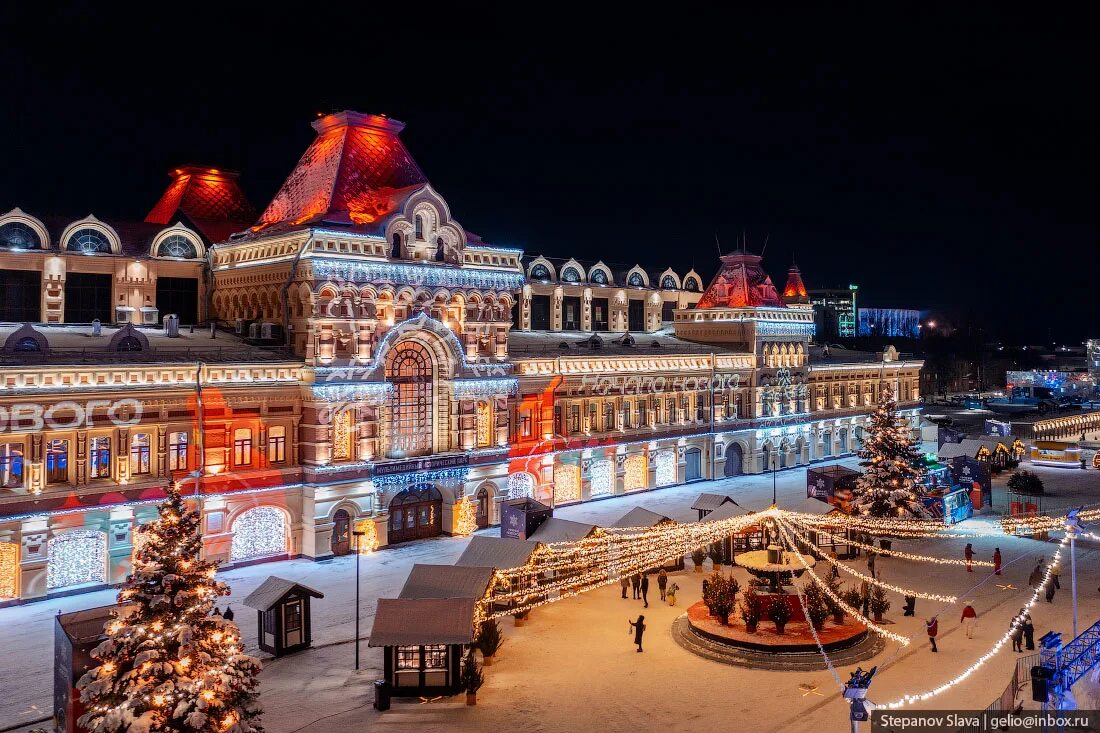 Нижний новгород новогодний фото Новый Год в Нижнем Новгороде