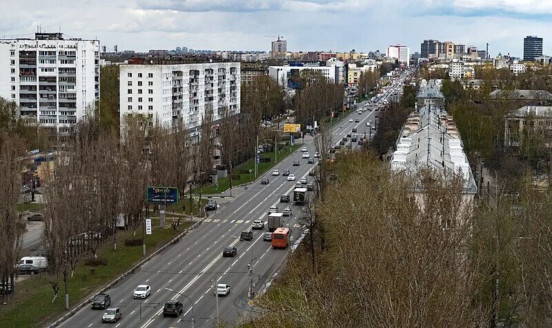 Нижний новгород проспект ленина 65 сити фото Файл:Nizhny Novgorod. View to Lenina Avenue (2021) -2.jpg - Википедия