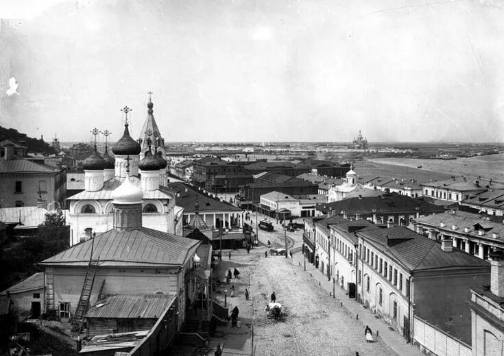 Нижний новгород старинные фото Maxim Dmitriev, View from John Tower in Nyzhny Novgorod, Russia, ca. 1898. Photo
