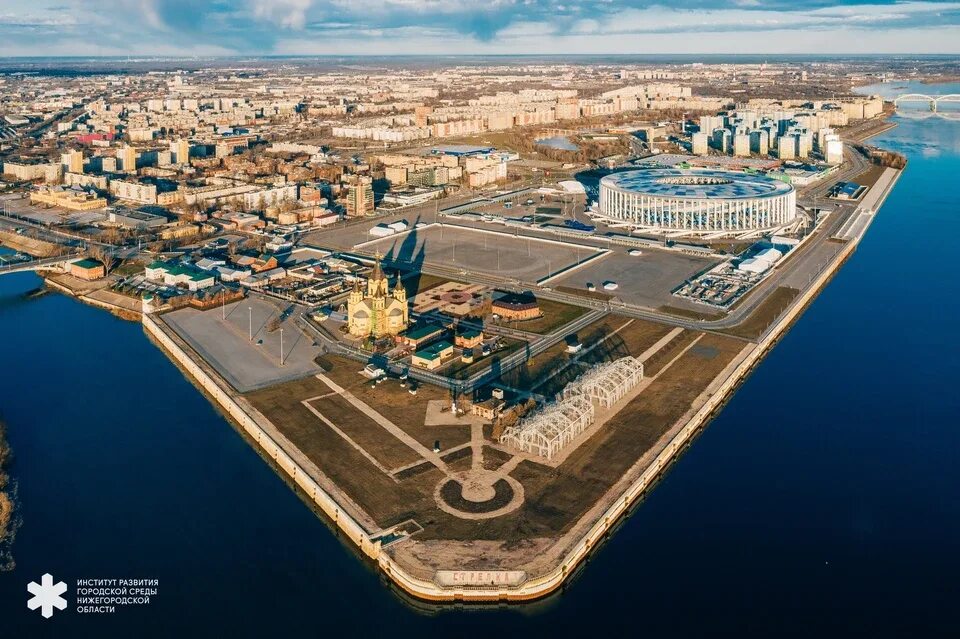 Нижний новгород стрелок фото Нижегородскую Стрелку планируют открыть для свободного посещения в 2021 году - K