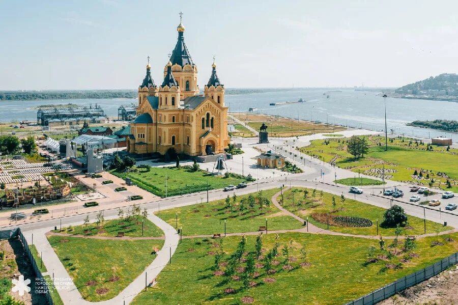 Нижний новгород стрелок фото На Стрелке в Нижнем Новгороде благоустроили еще одну территорию