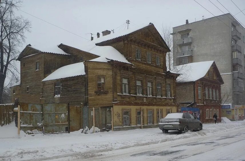 Нижний новгород ул горького фото Дом, в котором жил "в людях" А. М. Горький интересное место в городе Нижний Новг