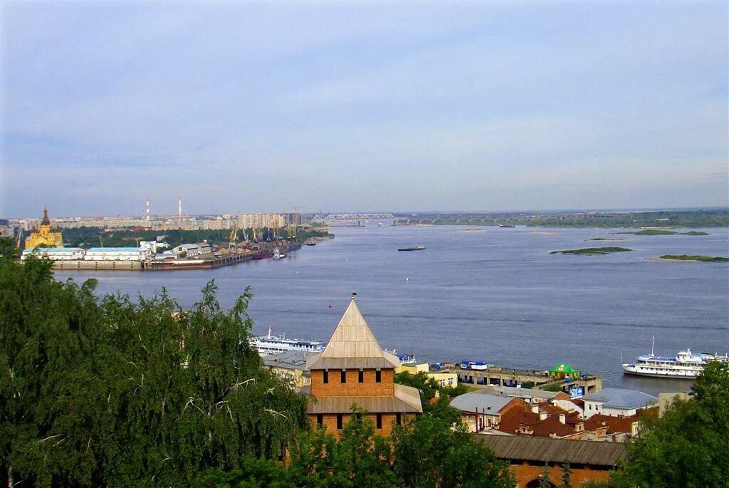 Нижний новгород волга и ока фото Стрелка оки и волги