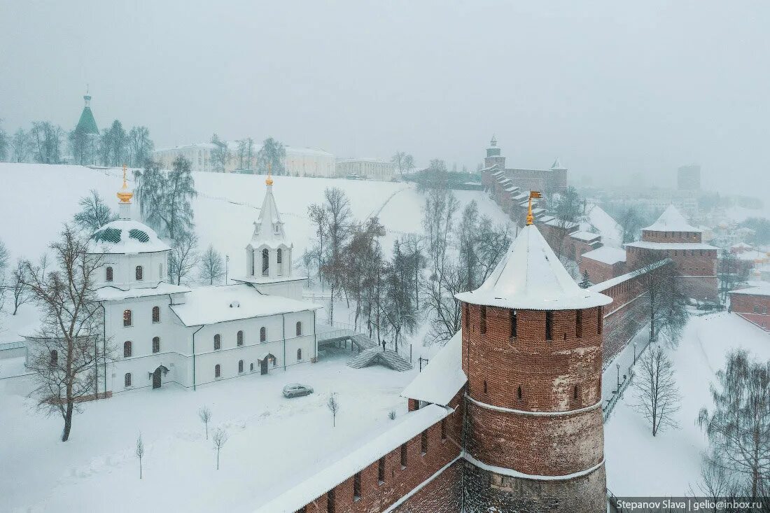 Нижний новгород зимой фото достопримечательности Зимний Нижний Новгород - столица Поволжья Gelio Слава Степанов Дзен