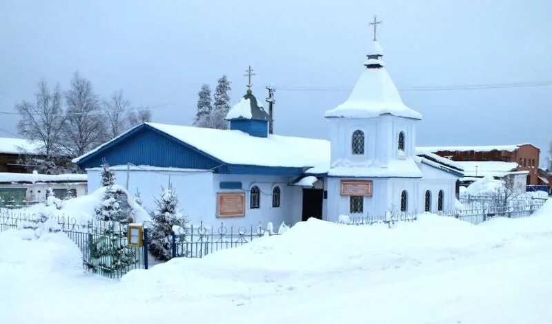 Нижний одес республика коми фото Ответы Mail.ru: Морозно на улице, бррр, а где это и что за храм справа?