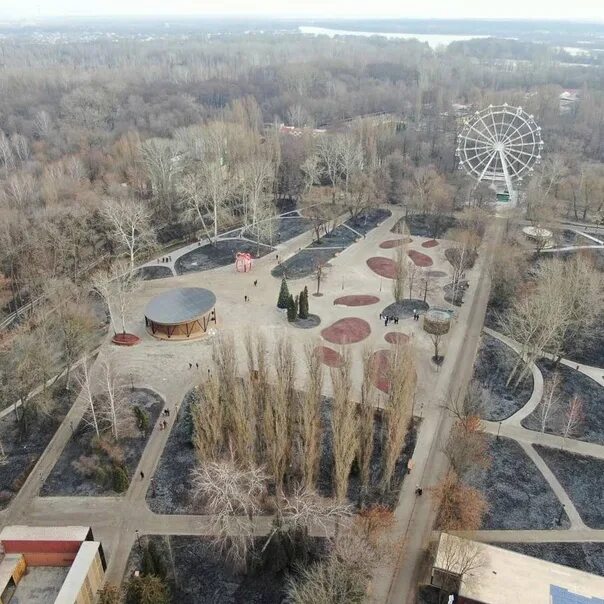 Нижний парк липецк фото Нижний парк с высоты 2019 Димуля Лисицын ВКонтакте