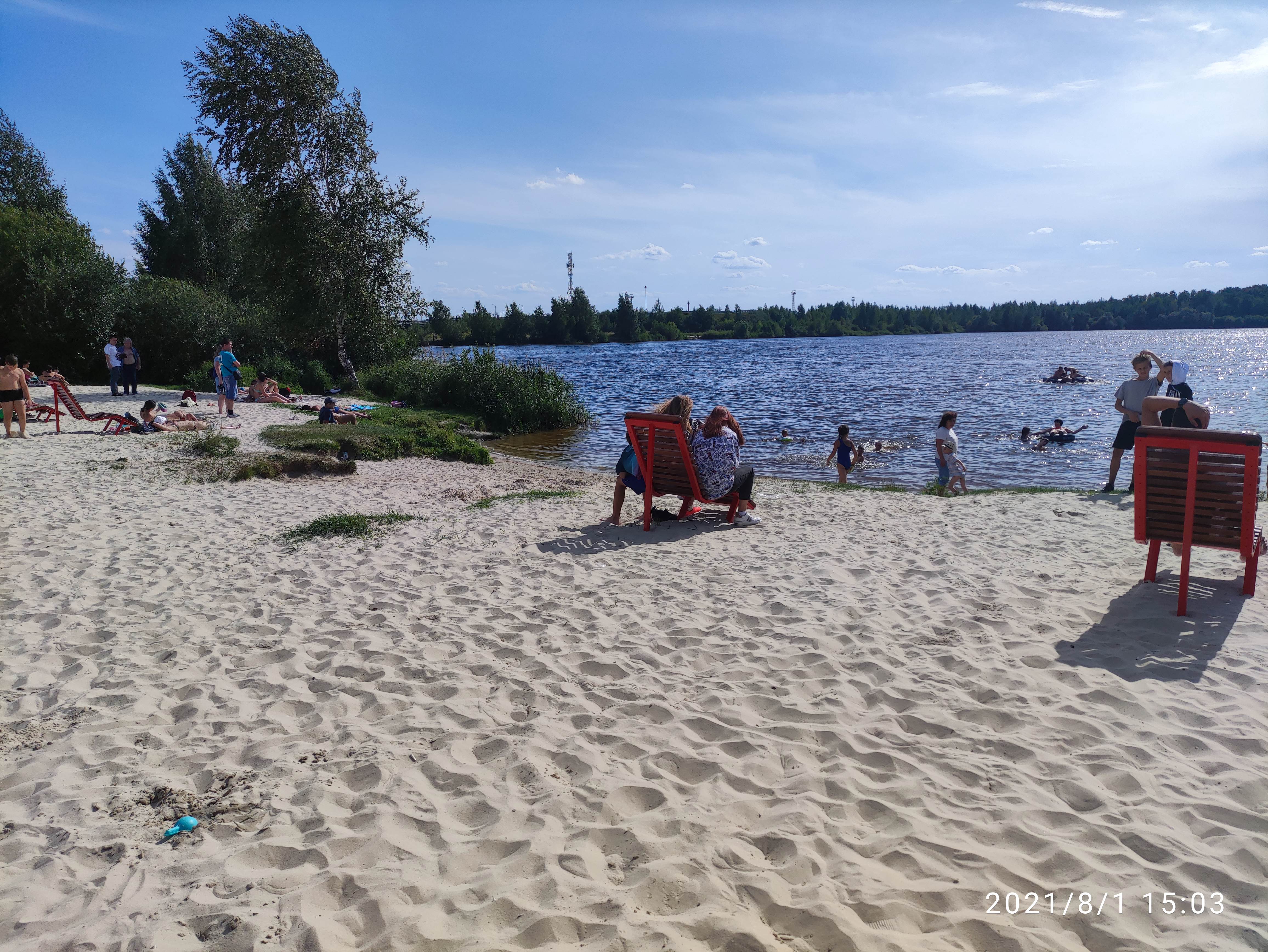 Нижний пляж фото Фото: Пляж, пляж, Нижний Новгород, Канавинский район, микрорайон Сортировочный -