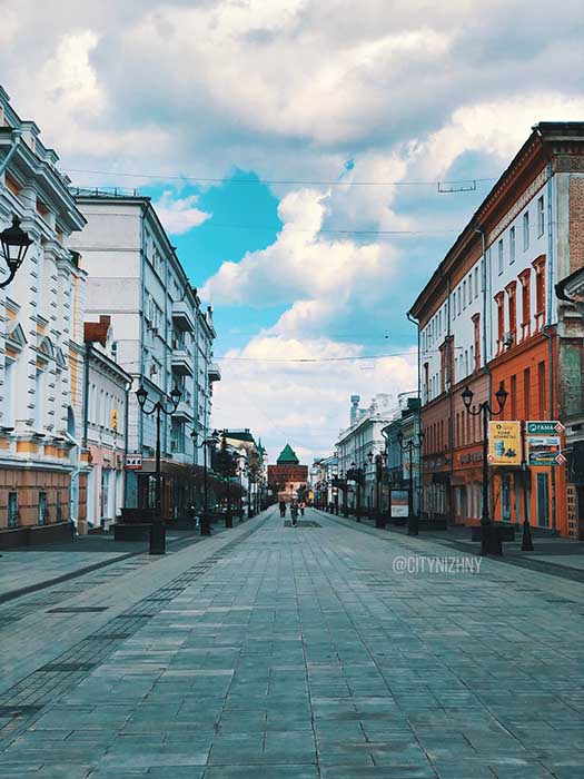 Нижний покровка фото Нижний Новгород. Покровка в карантин.
