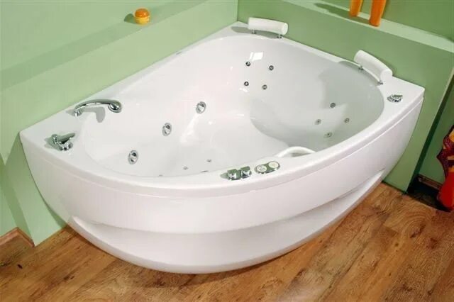 Нижний ванна фото TEIKO Vana Spinell 160 P rohová 160x125 cm - HTP systém ECO HYDRO, pravá VMR5401