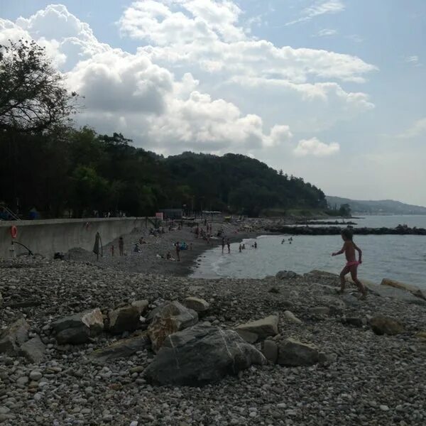 Нижняя хобза сочи фото Photos at Пляж Новая Хобза - Beach