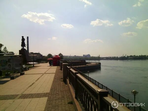 Нижняя набережная ангары фото Отзыв о Нижняя набережная Ангары (Россия, Иркутск) Отличный прогулочный маршрут.