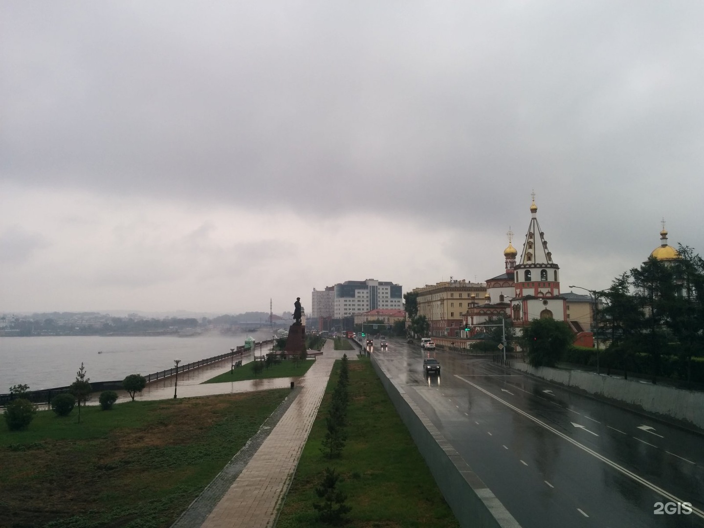 Нижняя набережная фото Набережная города иркутска - Фото