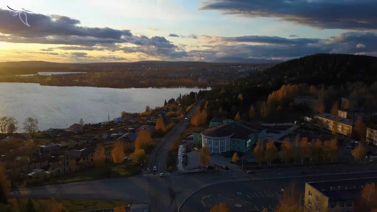 Нижняя тура свердловская область фото города Осенняя Нижняя Тура, с высоты полёта - YouTube