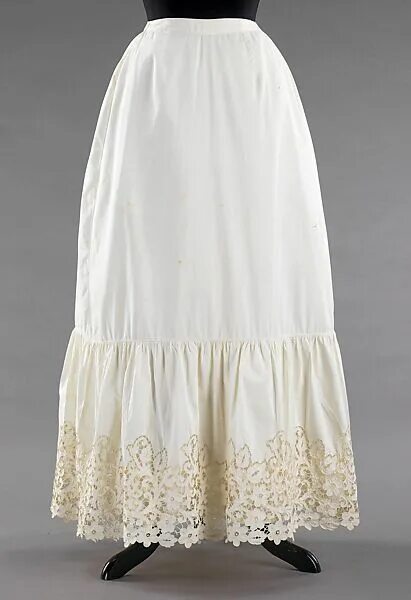 Нижняя юбка фото Petticoat American The Metropolitan Museum of Art