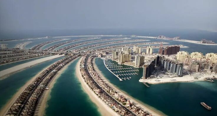 Острова оаэ фото You can;t appreciate the scope of these man made Islands in Dubai in the bigger 