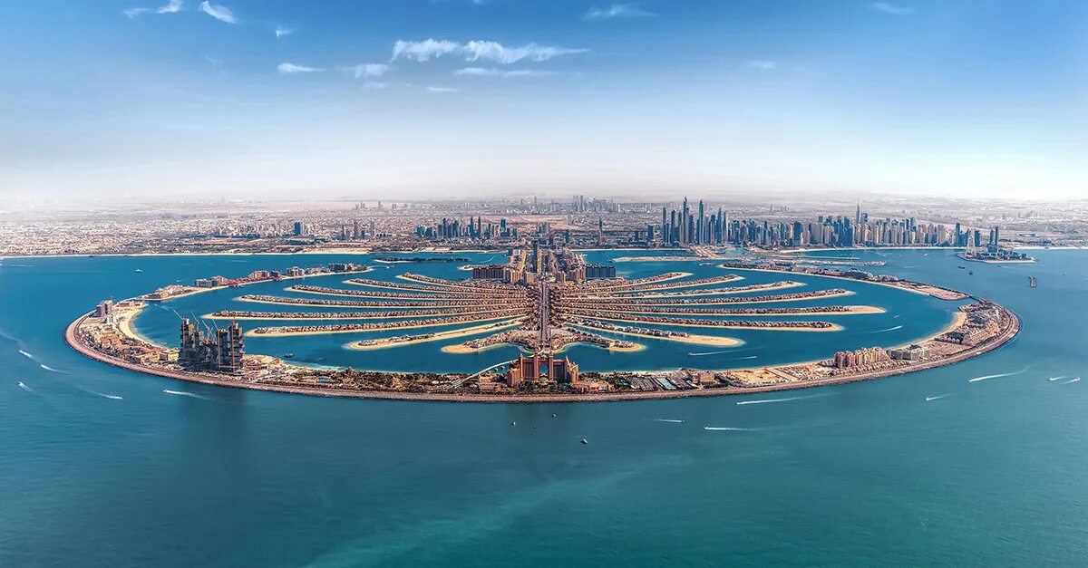Острова оаэ фото New Year's Eve travel advice is issued for Palm Jumeirah