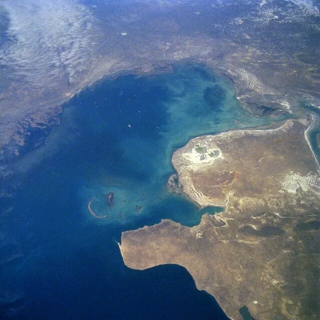 Острова в каспийском море фото Earth from Space - Image Information