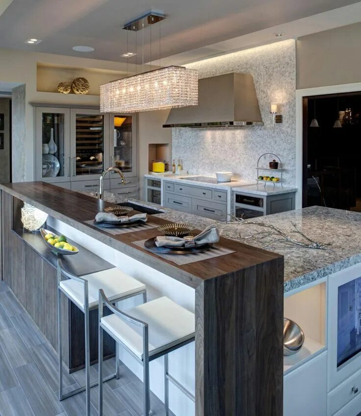 Островки на кухне идеи интерьера фото Modern And Traditional Kitchen Island Ideas You Should See Cuisine moderne, Îlot