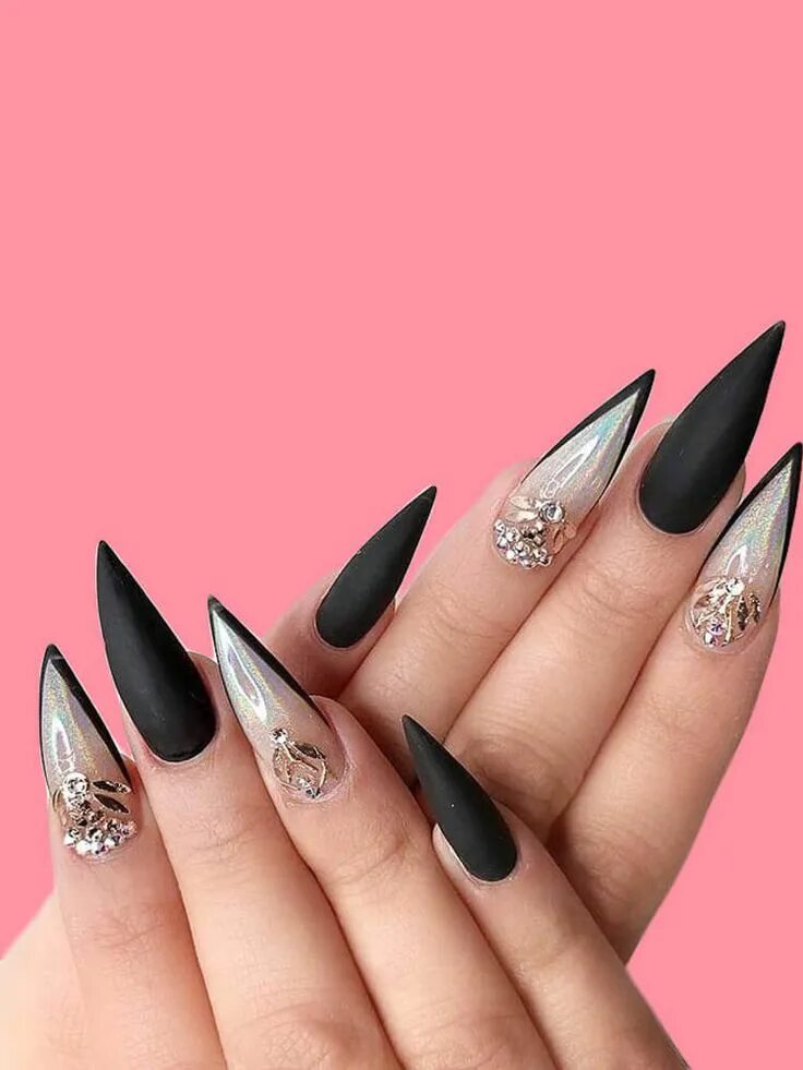 Острые ногти фото 19 Stiletto nails Designs to try in 2020 Stiletto nails, Stiletto nails designs,