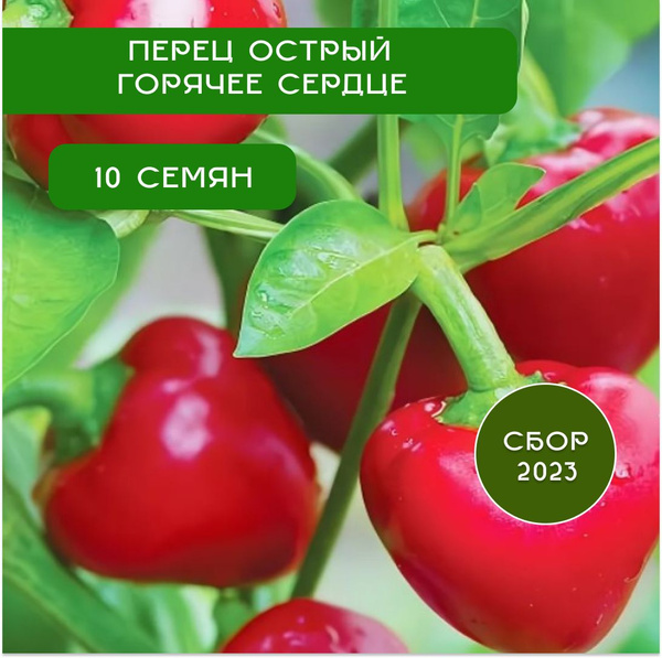 Острый перец горячее сердце фото и описание Деревья и кустарники_Перец Горячее Сердце - купить по выгодным ценам в интернет-