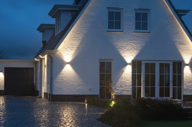Освещение частного дома снаружи фото ACE UP-DOWN DARK 100-230V Buitenverlichting, Buitenkant huis, Huisverlichting