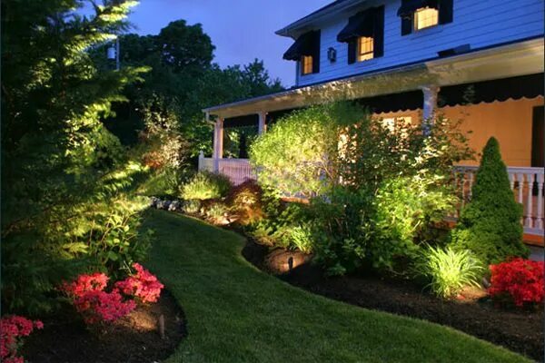 Освещение дачи фото modern landscape lighting for home garden Landscape Modern landscape lighting, M