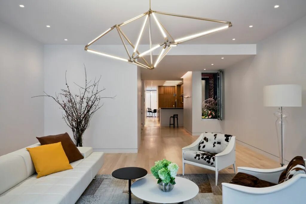Освещение люстры в интерьере Bec Brittain's Shy 01 pendant lamp Interior design, Geometric lighting, Lighting