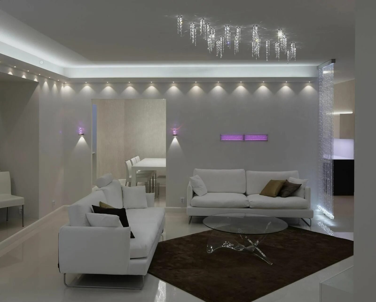 Освещение натяжных потолков в интерьере фото Beautiful Light Effects by Cariitti Oy Accesorios de iluminación, Luces de techo