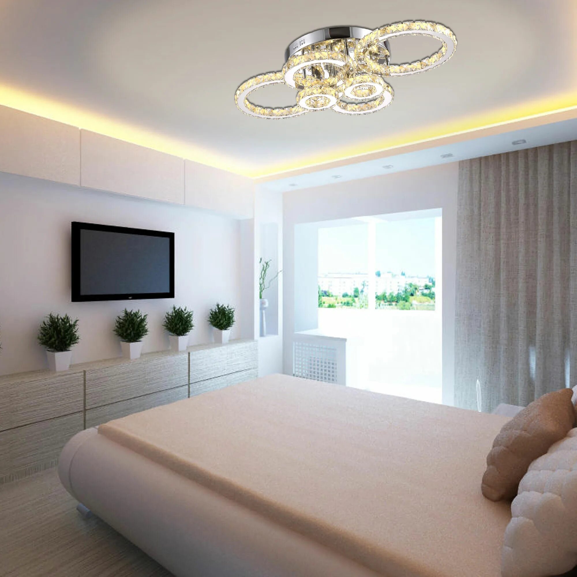 Освещение потолка спальня фото Потолочный светильник DREAM LIGHT DL15380/6 купить в интернет-магазине, цены на 