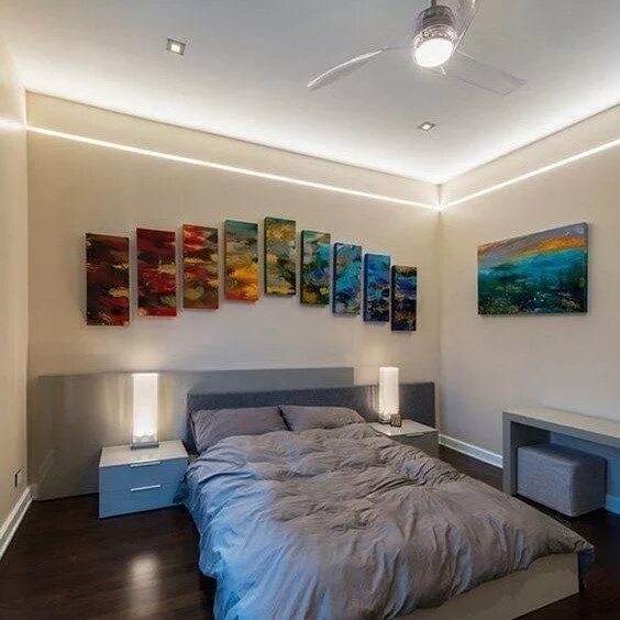 Освещение потолка спальня фото 36+ The Do This, Get That Guide On Led Room Lights Bedrooms Ideas - homeexalt Ro