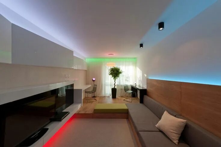 Освещение потолка в комнате фото Housing Problem by SL Project Creative interior design, Family room design, Inte