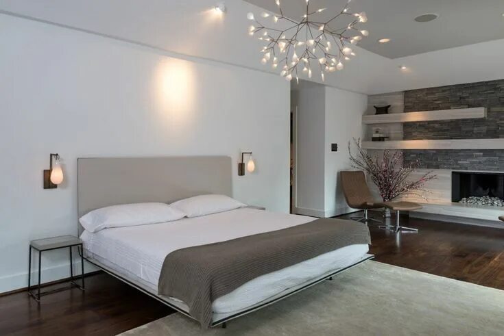 Освещение спальни в современном стиле фото Deep Winter Color Palette Bedroom Ceiling Lights Awesome How To Light A Modern B