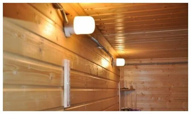 Освещение в бане фото Светильник для бани/сауны ITALMAC Sauna 02 01, 60Вт, IP65, цилиндр прямой, белый