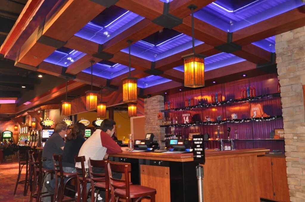 Освещение в баре фото Casino Bar Decor Implementation Custom Mica Pendant Ligh. Flickr