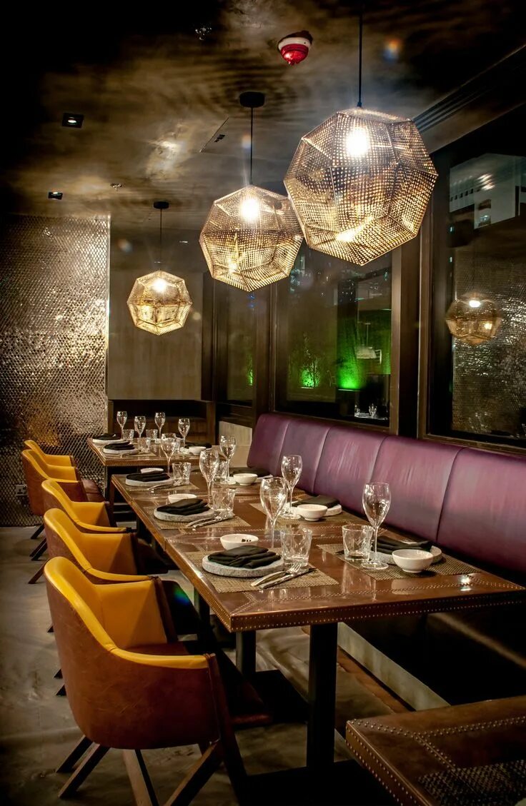Освещение в баре фото Pin on Lili Damião Restaurant interior design, Restaurant design, Restaurant bar