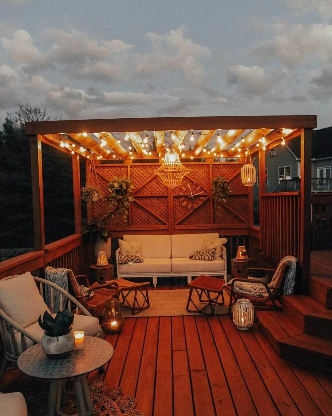 Освещение в беседке фото OxyLED Outdoor Garden String Lights, 29.5ft/9M Outdoor Festoon Lights Garden Pat