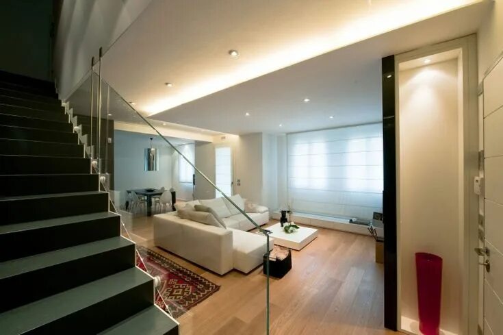 Освещение в частном доме внутри фото Am House by Sanson Architetti HomeDSGN Interior decorating, Home interior design