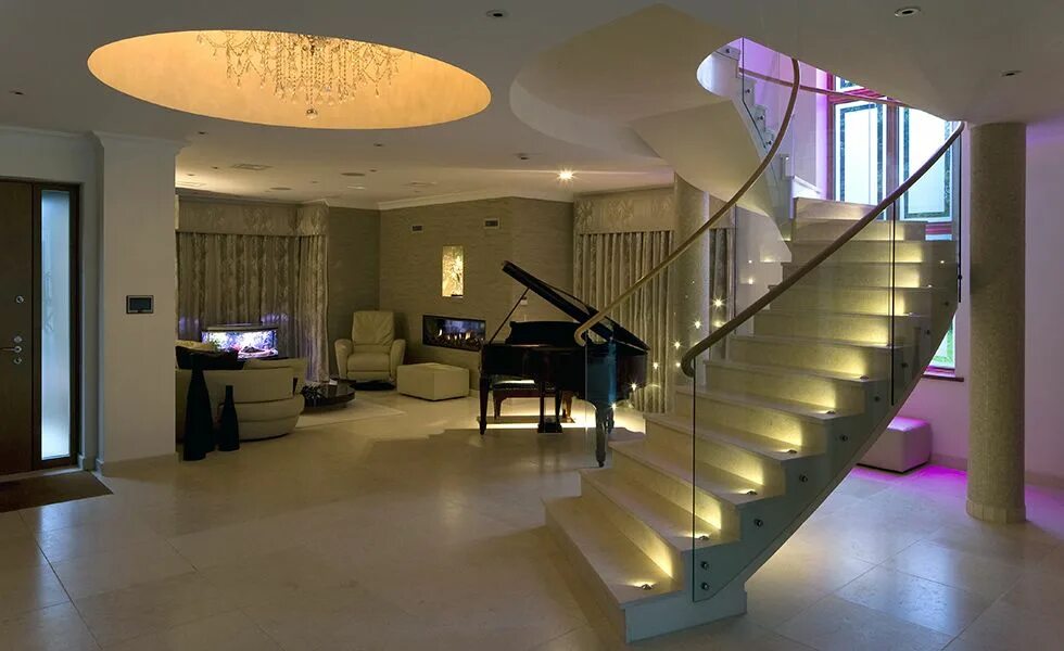 Освещение в частном доме внутри фото 7 staircase lighting ideas
