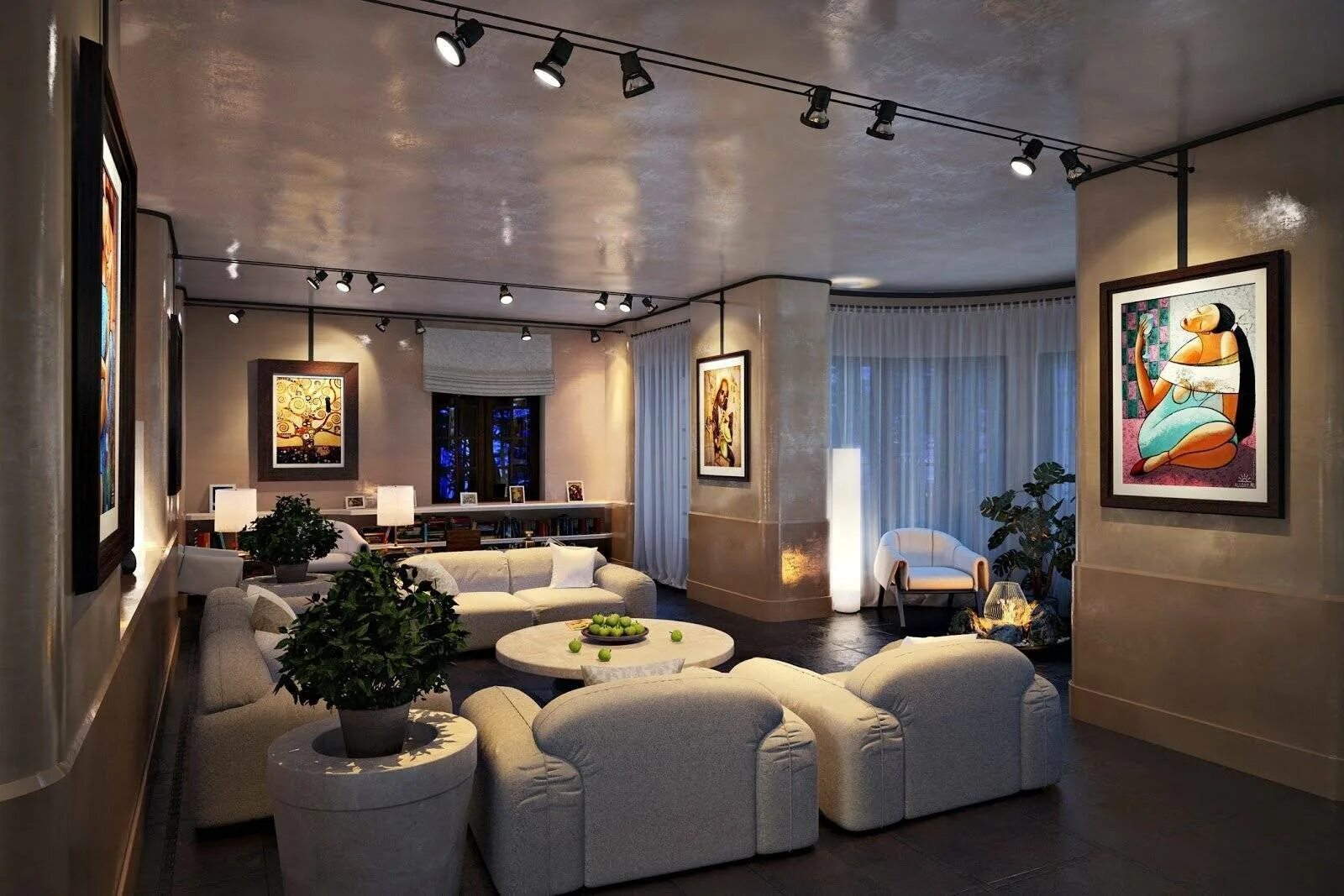 Освещение в дизайне интерьера фото Trading room interior design - 82 photo