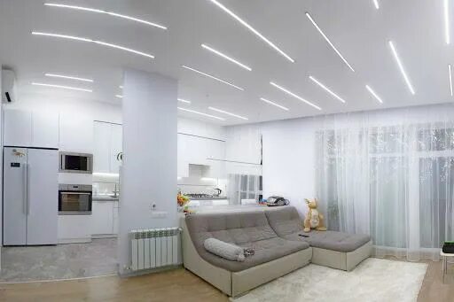 Освещение в комнате с натяжным потолком фото Св/д лента LEDS POWER ПРО125 2835 240/м 22Вт/м нейтральная