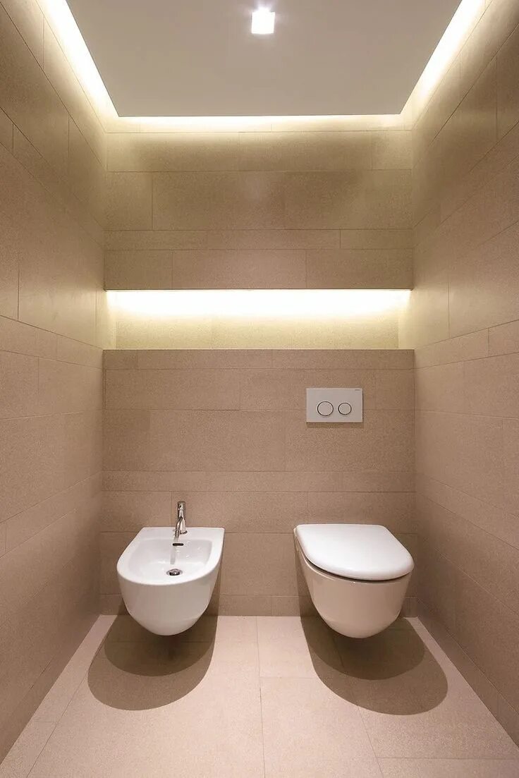 Освещение в санузле фото с натяжными потолками Jesolo Lido Pool Villa by JM Architecture HomeAdore Modern bathroom lighting, Ba