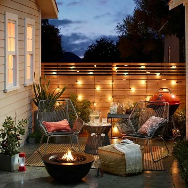 Освещение веранды в частном доме фото дизайн Pin on Life With Styles Outdoor patio decor, Small patio garden, Small patio des