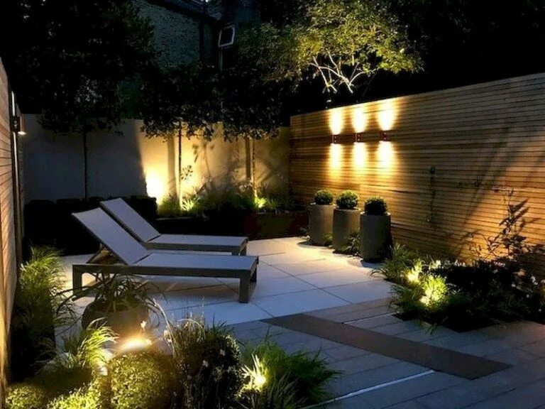Освещение во дворе частного дома фото Inspiring Backyard Lighting Ideas Your Home 37