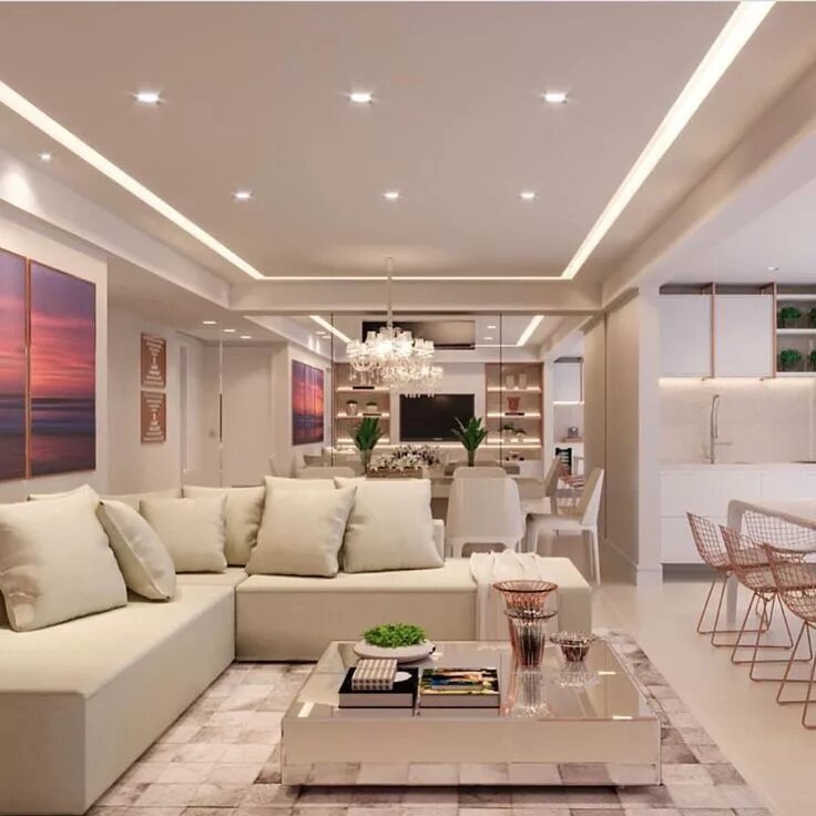 Освещение зала фото 6,557 curtidas, 22 comentários - Home*decor*arq*house*int*casa (@homeidea) no In